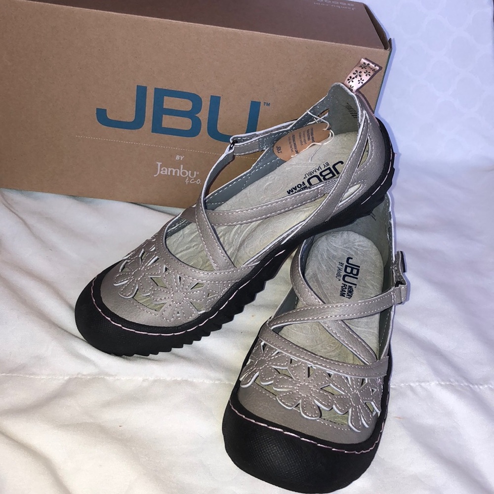 JBU by Jambu Blossom Sandals Cement Gray size 6